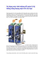 Tài liệu Sử dụng máy tính nhúng để quản lý hệ thống năng lượng mặt trời ppt