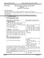 Bài giảng giao án lớp 5 tuần 23