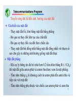 Tài liệu Truyền sóng khi kể đến ảnh hưởng của mặt đất pdf