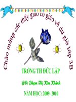 Bài soạn Giáo án 3 trình chiếu