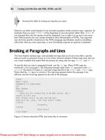 Tài liệu Creating Cool Web Sites with HTML, XHTML and CSS (2010)- P2 docx