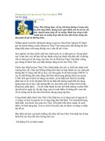 Tài liệu Phương pháp xử lý làm cho hoa Thuỷ Tiên thấp đi pdf