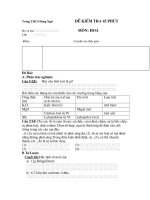 Tài liệu De Ktra 45 phut Hoa 8 - Tiet 46