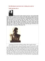 Tài liệu Bản Hiến pháp sáu mươi năm trước và những món nợ lịch sử pptx