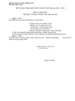 Bài soạn de thi hoc sinh gioi mon NV 9 (2010-2011)
