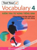 test your vocabulary 4 - kiểm tra từ vựng tiếng anh bằng những bài tập minh họa hình ảnh sinh động