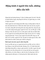 Tài liệu Động kinh ở người lớn tuổi, những điều cần biết pptx