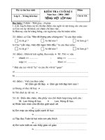 Bài giảng Các hình thức trắc nghiệm