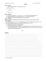 Gián án Đề 3 Thi vào lớp 10