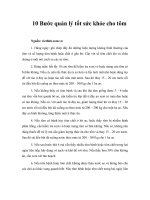 Tài liệu 10 Bước quản lý tốt sức khỏe cho tôm docx