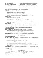 DE ON THI TOT NGHIEP THPT MON TOAN DE 5  CO DAP AN  