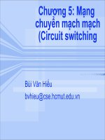 Tài liệu Chương 5: Mạng chuyển mạch(Circuit switching) doc