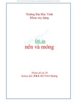 đồ án nền móng