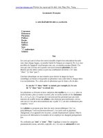 Tài liệu Ngữ pháp tiếng Pháp docx