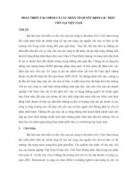 PHÁT TRIỂN tài CHÍNH và các NHÂN tố QUYẾT ĐỊNH cấu TRÚC vốn tại VIỆT NAM 