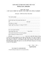 Tài liệu Đơn đề nghị cấp lại giấy đăng ký tổ chức bán hàng đa cấp ppt