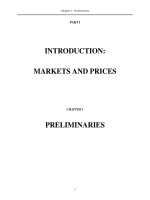 Tài liệu Bài tập về Kinh tế vĩ mô bằng tiếng Anh - Chương 1 : Sự dự bị docx