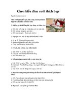 Tài liệu Chọn kiểu đám cưới thích hợp pdf