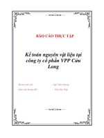 Tài liệu Luận văn tốt nghiệp “Kế toán nguyên liệu vật liệu” docx