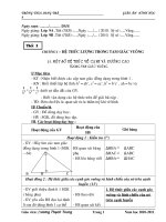 Bài giảng Hinh học kì I