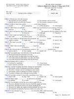 Tài liệu K12 - HKII- KT 45''''- Lan3- co dap an