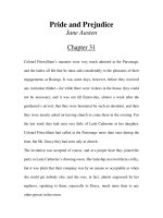 Tài liệu LUYỆN ĐỌC TIẾNG ANH QUA TÁC PHẨM VĂN HỌC-Pride and Prejudice -Jane Austen -Chapter 31 pdf