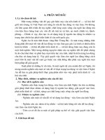 Nghiên cứu một số vấn đề về lao động   việc làm tỉnh nghệ an 