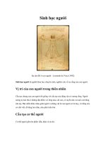 Tài liệu Sinh học người docx