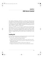 Tài liệu AAA Access Control ppt