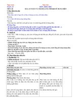 Tài liệu Khoa học tích hợp gd kĩ năng sống tuần 24-34