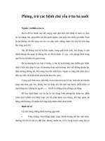 Tài liệu Phòng, trừ các bệnh chủ yếu ở ba ba nuôi ppt