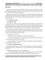 Vận dụng các nguyên tắc kế toán và các chuẩn mực kế toán tại các ngân hàng việt nam 