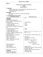 Tài liệu GA các môn lớp 3 -tuần 7