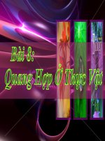 Tài liệu Bài 8: Quang hợp ở thực vật doc
