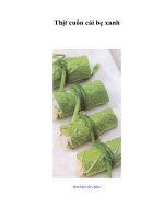 Tài liệu Thịt cuốn cải bẹ xanh pdf