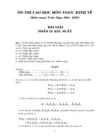 Tài liệu Phần 2: Xác suất pdf