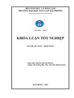 Hoàn thiện công tác kế toán tập hợp chi phí sản xuất và tính giá thành sản phẩm tại công ty cổ phần xây dựng thủy lợi thái bình 