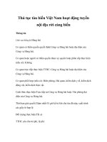 Tài liệu Thủ tục tàu biển Việt Nam hoạt động tuyến nội địa rời cảng biển ppt