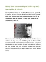 Tài liệu Những nhân vật danh tiếng đã khuất: Xây dựng thương hiệu từ nấm mồ ppt