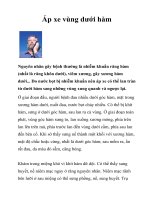 Tài liệu Áp xe vùng dưới hàm pdf