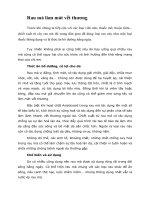 Tài liệu Rau má làm mát vết thương pdf