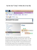 Tài liệu Tạo thư viện 