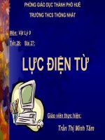 Bài giảng luc dien tu