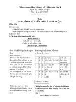 Gián án giáo an thao giảng (toán - tiếng việt)