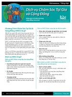 Tài liệu Dịch vụ Chăm Sóc Tại Gia và Cộng Đồng pptx