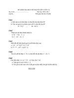 Bài giảng đề kiểm tra 1 tiết đại số 8 (tiết 21)