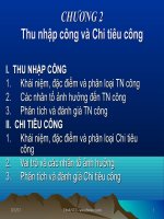 Thu nhập công và Chi tiêu công