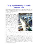 Tài liệu Nâng cấp cho nhà máy và các qui trình sản xuất tự động hóa pptx