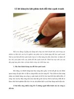Tài liệu 12 lời khuyên khi phân tích đối thủ cạnh tranh pdf