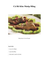 Tài liệu Cá Rô Kho Mướp Đắng docx